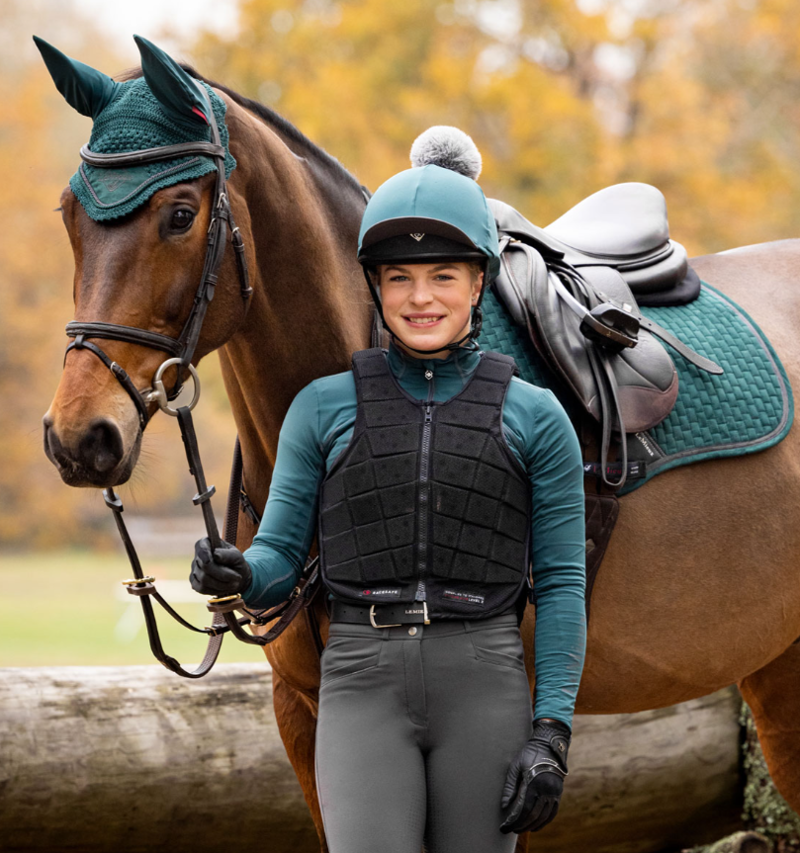 LeMieux Pom Hat Silk - Spruce-1